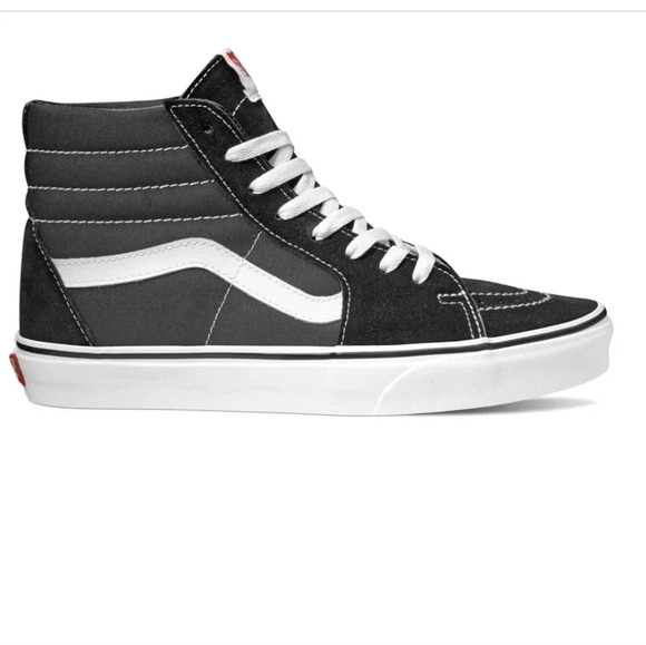 Vans Sk8-Hi Black - Black/White  women's size 5 new without box - Picture 3 of 15